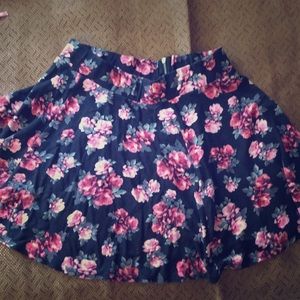 Floral Skater skirt